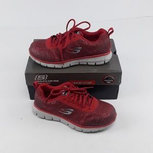 Skechers light weight safety toe work shoes